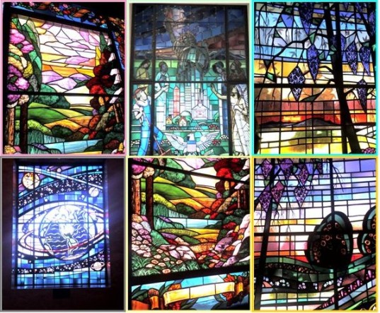 stained glass windows
